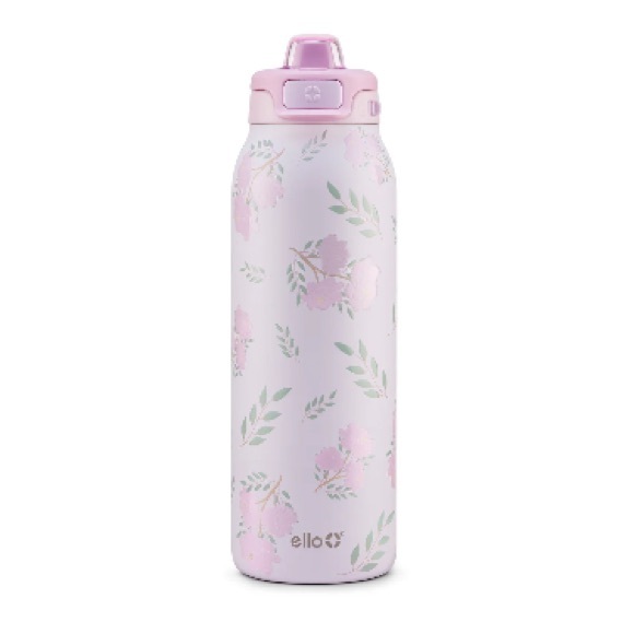 Ello 32oz BLOSSOM BLISS Pop & Fill Water Bottle - Picture 1 of 8